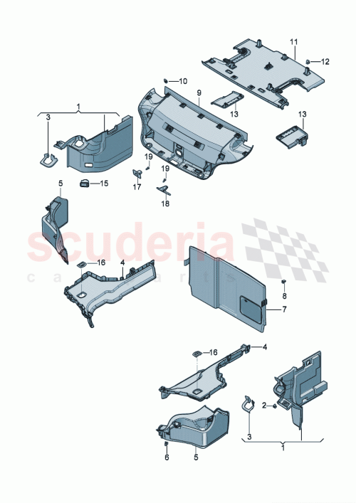 Part Diagram for Bentley 3SD867714AP