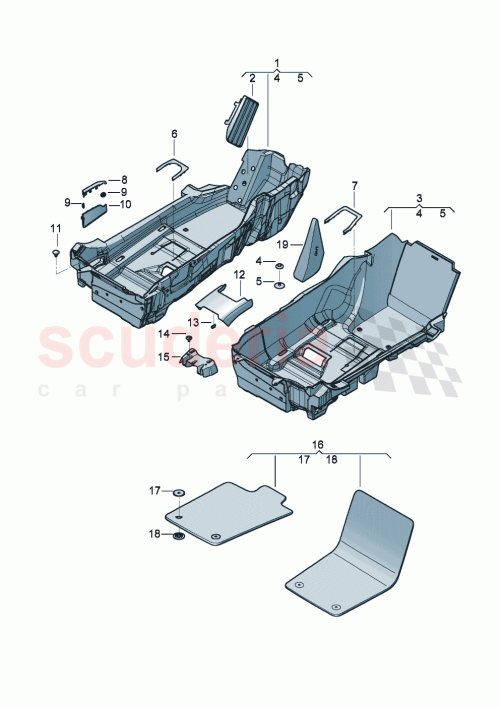 Part Diagram for Bentley 3SD 863 367