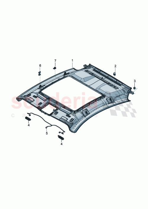 Part Diagram for Bentley 3SD867501CN