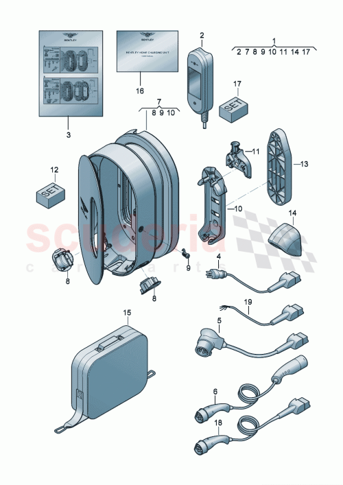 Part Diagram for Bentley 7PP971678EA