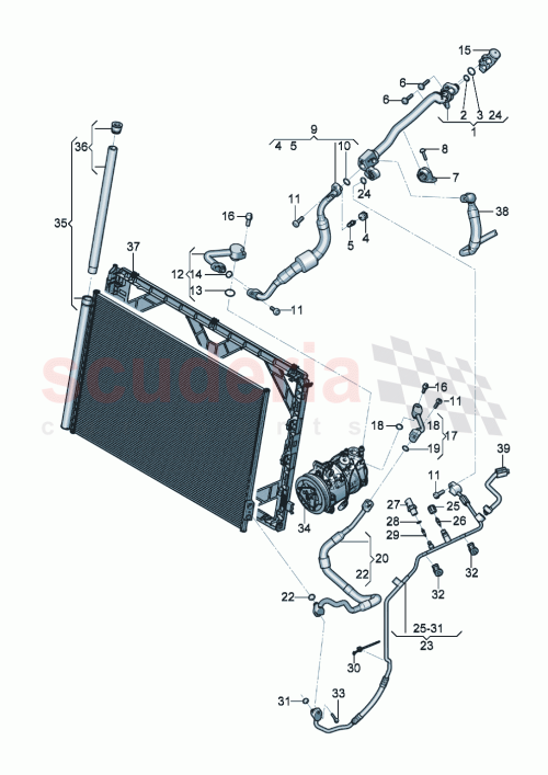 Part Diagram for Bentley 3SA260758D