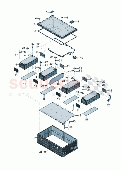 Part Diagram for Bentley 971915411