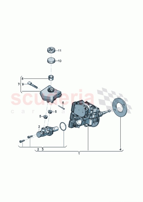Part Diagram for Bentley 971614105AM