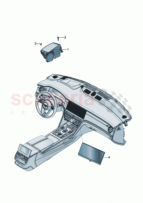 Part Diagram for Bentley 3SB919608