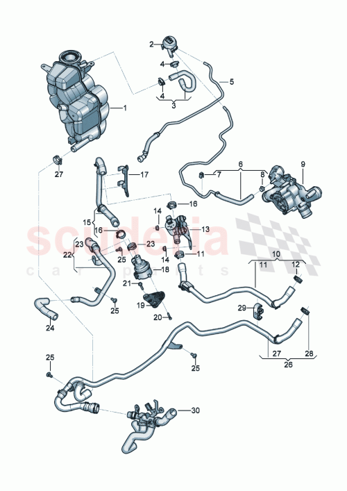 Part Diagram for Bentley 971121064G