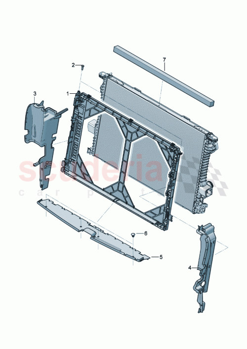 Part Diagram for Bentley 3SE121284A