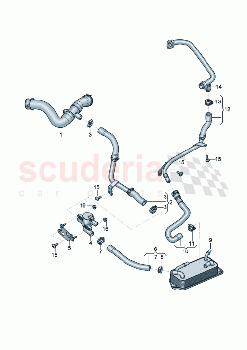 Part Diagram for Bentley 971121050Q