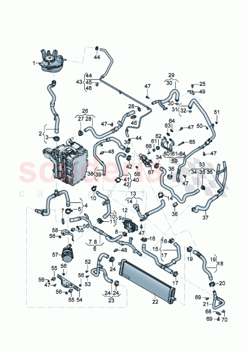Part Diagram for Bentley 971815660