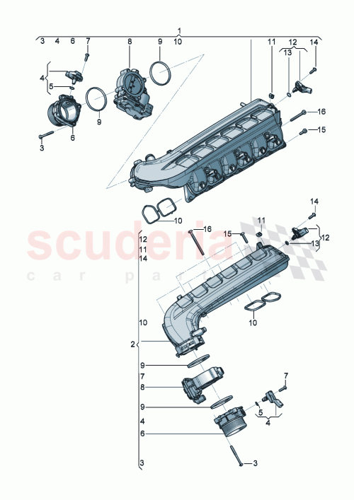 Part Diagram for Bentley 06M133026A