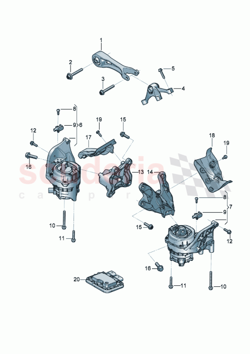 Part Diagram for Bentley N10780501