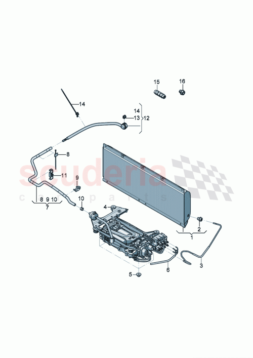 Part Diagram for Bentley 3SE616675