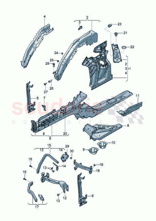 Part Diagram for Bentley 975802228A