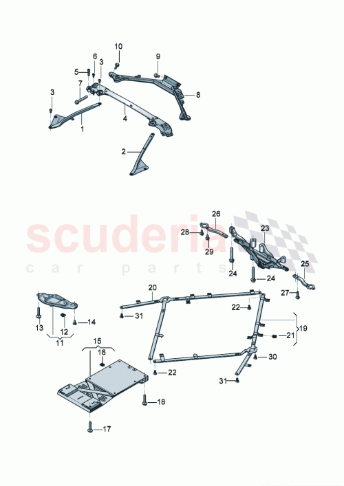 Part Diagram for Bentley 971805475F