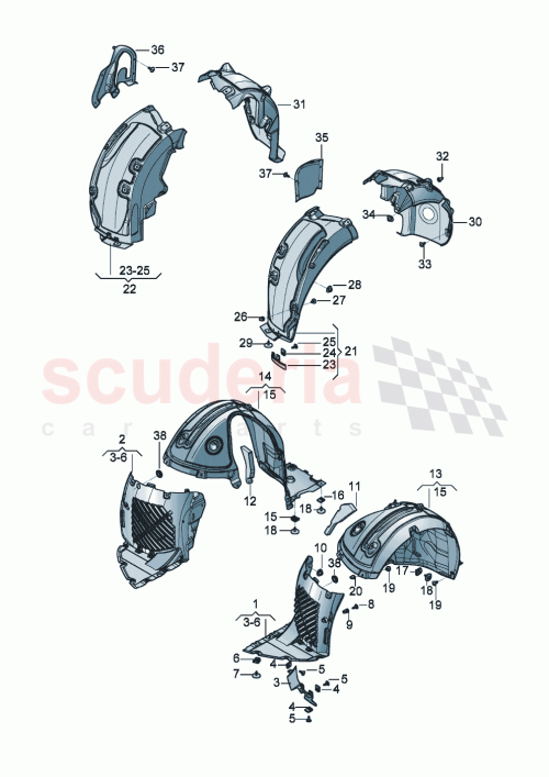 Part Diagram for Bentley 3SE807548