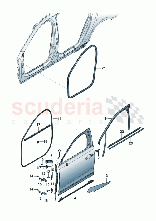 Part Diagram for Bentley 3SE833022N