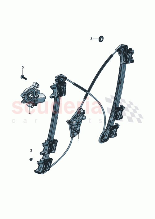 Part Diagram for Bentley 3SE837461A