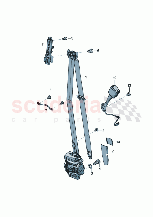 Part Diagram for Bentley 3SE857481