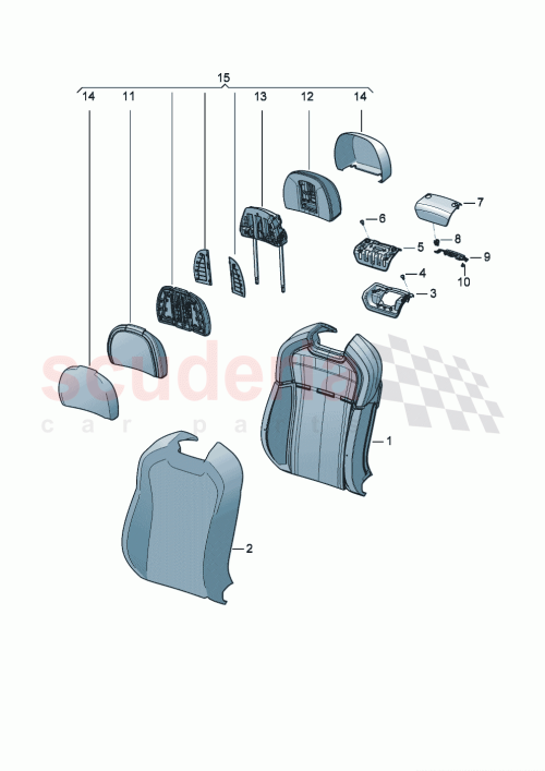 Part Diagram for Bentley 3SE 886 264