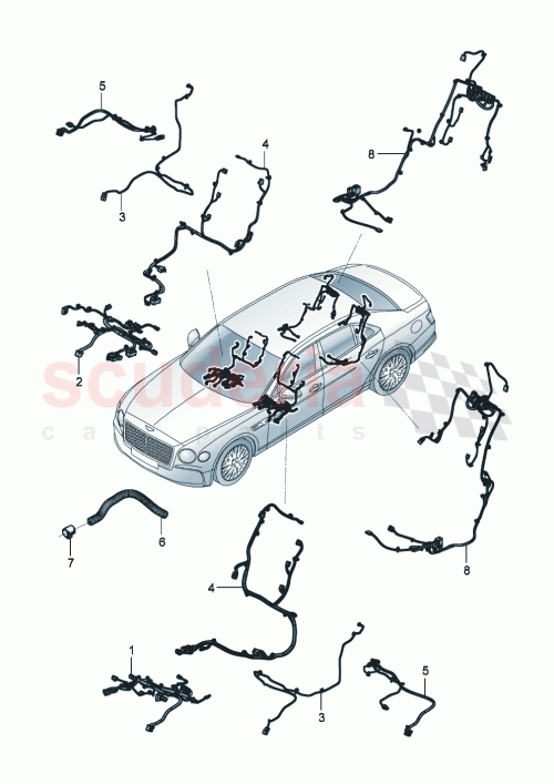 Part Diagram for Bentley 3SE971079C
