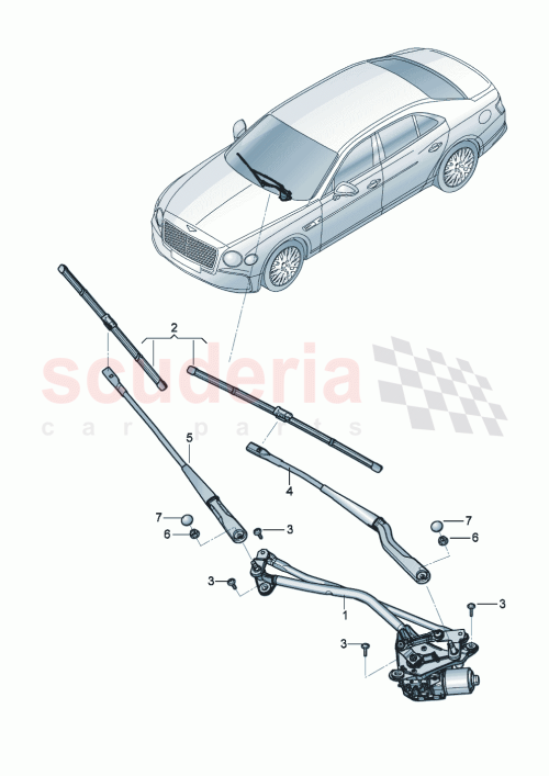 Part Diagram for Bentley 971998001A