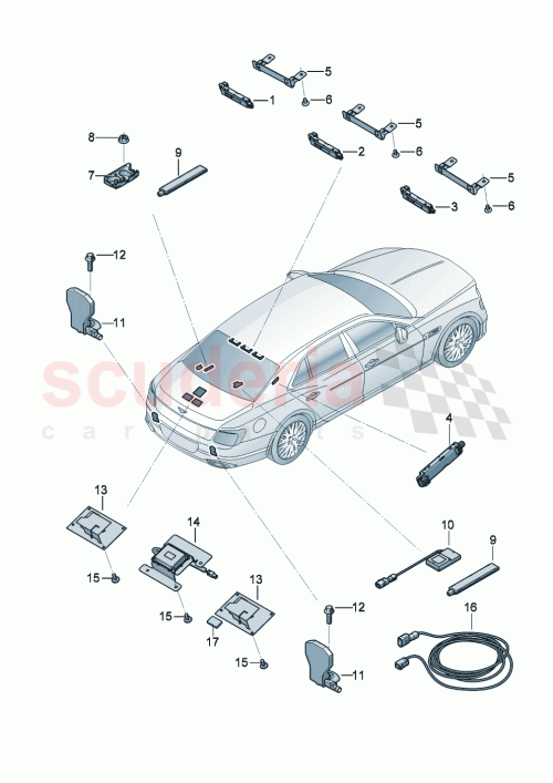 Part Diagram for Bentley 3SE971067FF