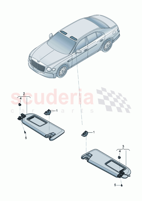Part Diagram for Bentley 3SA 857 552 L