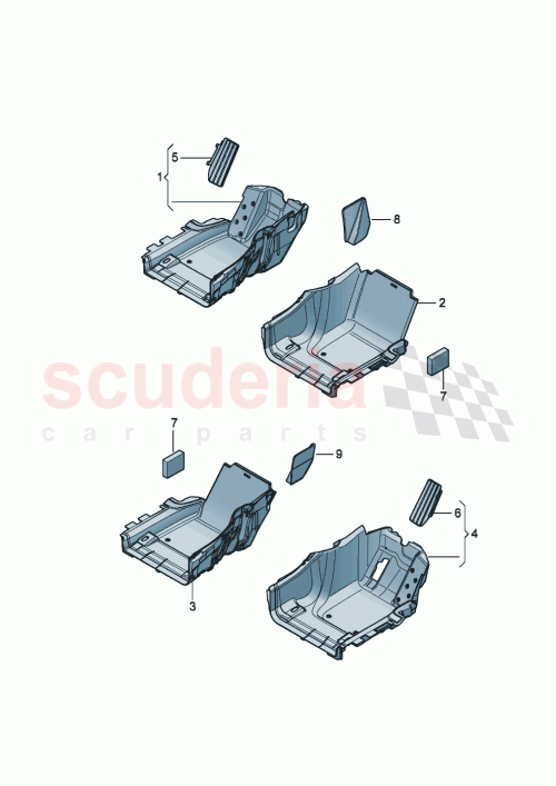 Part Diagram for Bentley 3SE 863 002 F