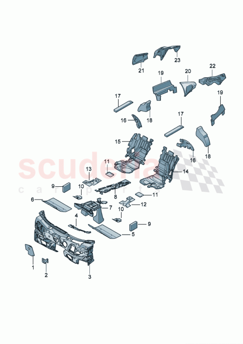 Part Diagram for Bentley 3SE863851A