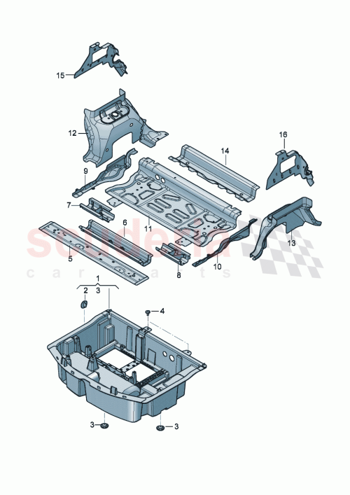 Part Diagram for Bentley 975 802 142 A