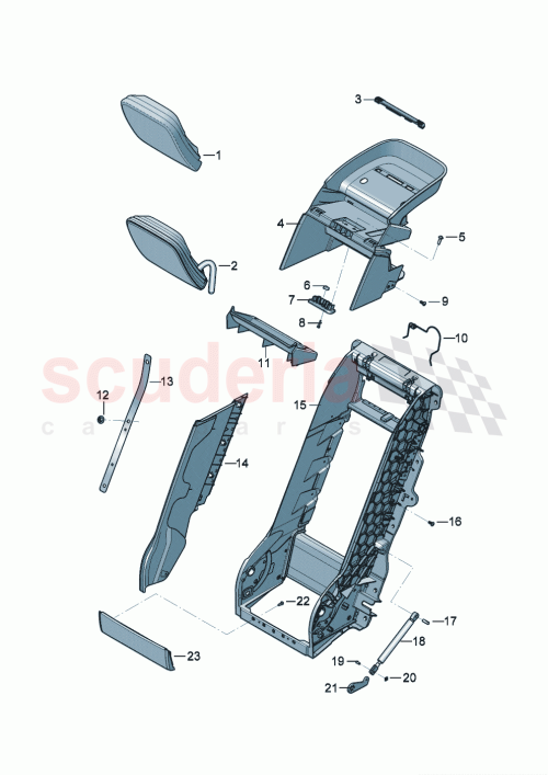 Part Diagram for Bentley 3SE885455A