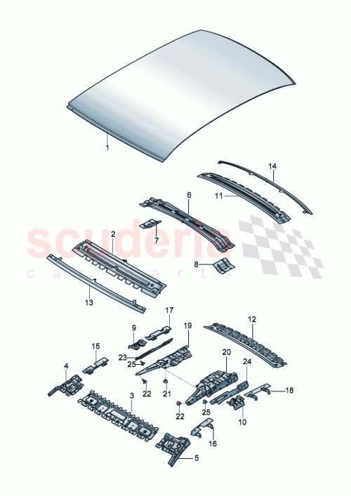 Part Diagram for Bentley 3SE 809 471 B