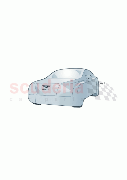 Part Diagram for Bentley 3SD861985N