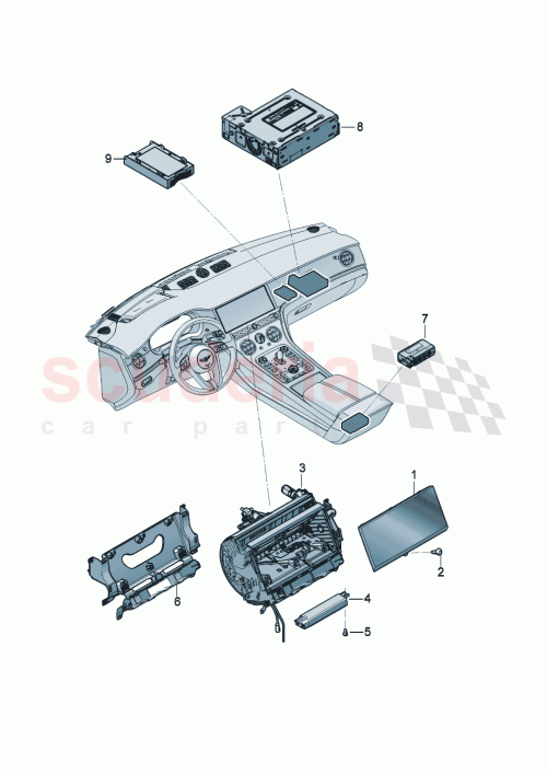 Part Diagram for Bentley 82A035736A