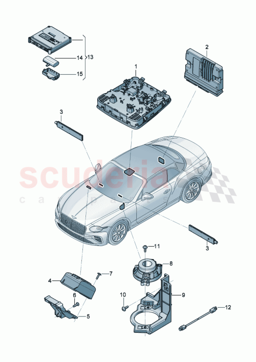 Part Diagram for Bentley 8W0 035 282 P