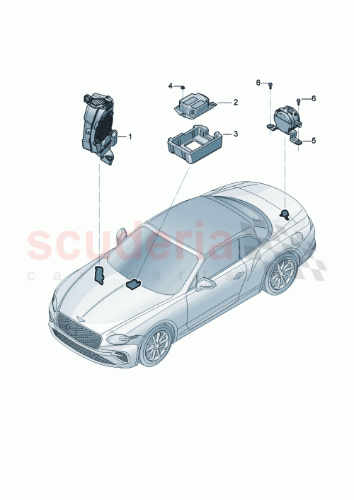 Part Diagram for Bentley 976 035 317