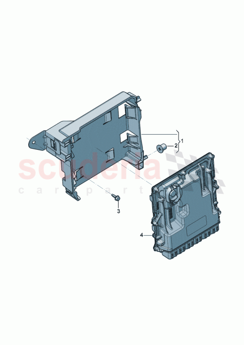 Part Diagram for Bentley 0P2907309D