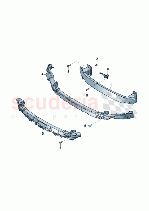 Part Diagram for Bentley 3SD807550D