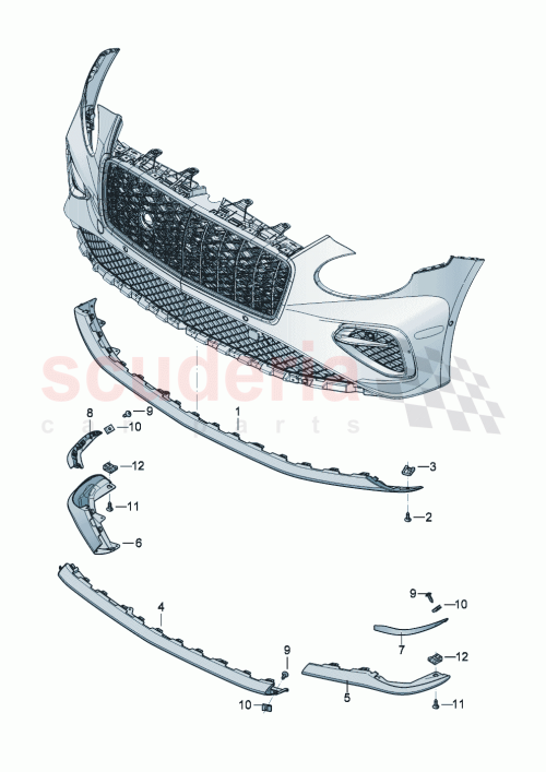 Part Diagram for Bentley 3SD 805 068
