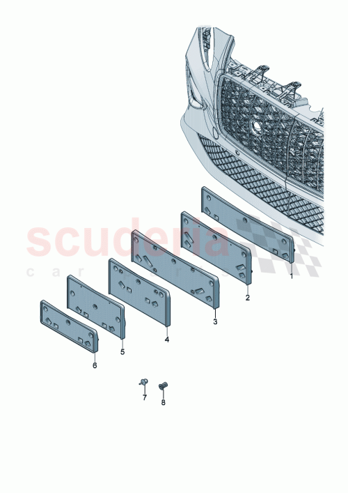Part Diagram for Bentley 3SD 807 287 AS