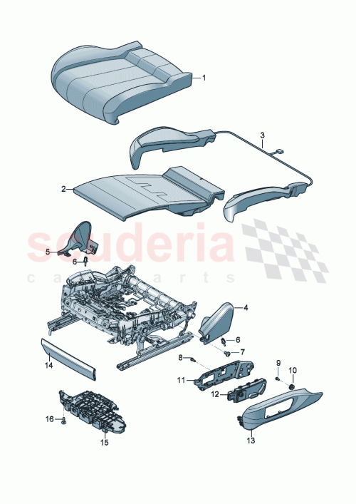 Part Diagram for Bentley 3SD885406BS