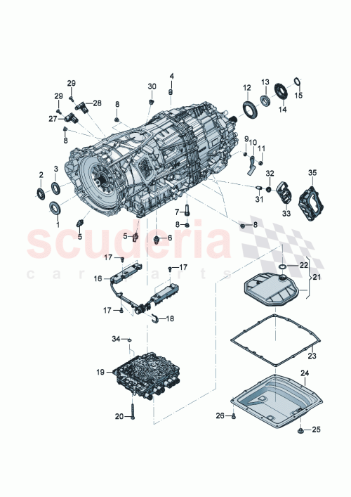 Part Diagram for Bentley 0DS317189A