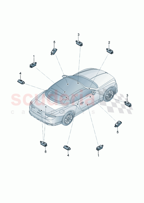 Part Diagram for Bentley 36A919172A