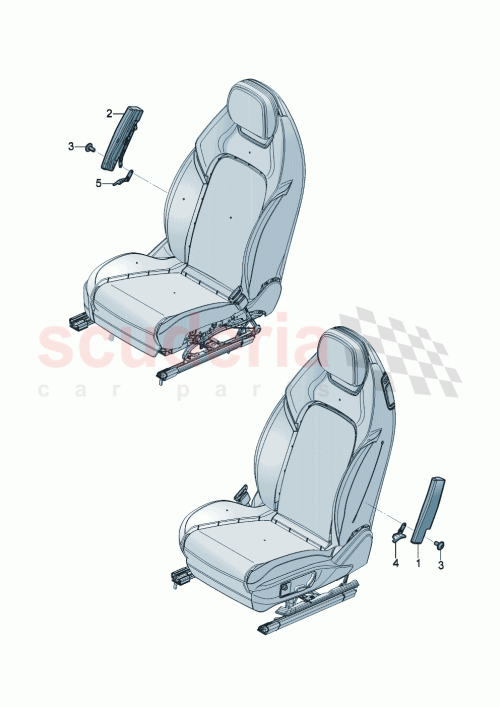 Part Diagram for Bentley 3SD880241G