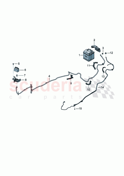 Part Diagram for Bentley 3SD971311K