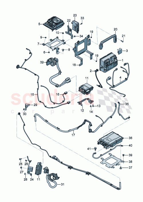 Part Diagram for Bentley 3SD959497