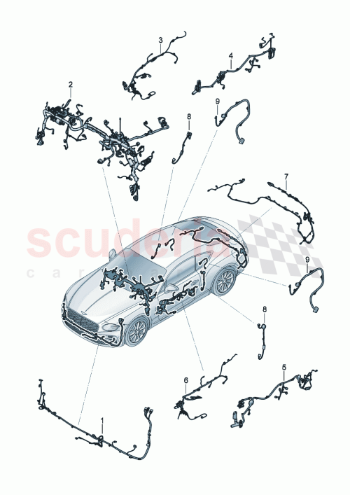 Part Diagram for Bentley 3SB971315PG