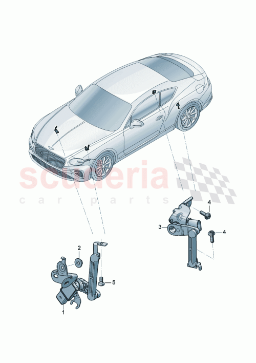 Part Diagram for Bentley 976616572A