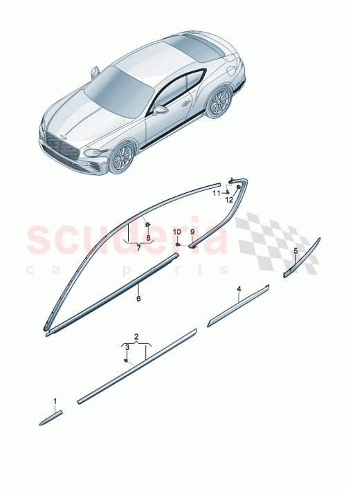 Part Diagram for Bentley WHT008371