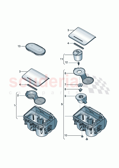 Part Diagram for Bentley 3SA 862 533 AM