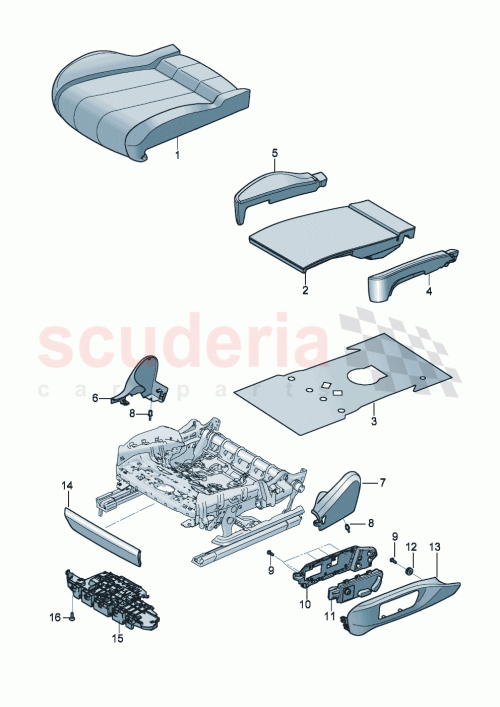 Part Diagram for Bentley 3SE 881 435 E